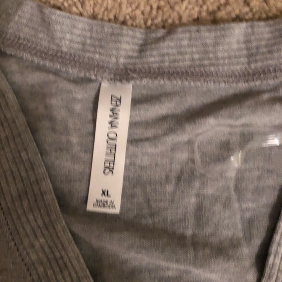 Heather Gray long snap pocket cardigan - Picture 2 of 4